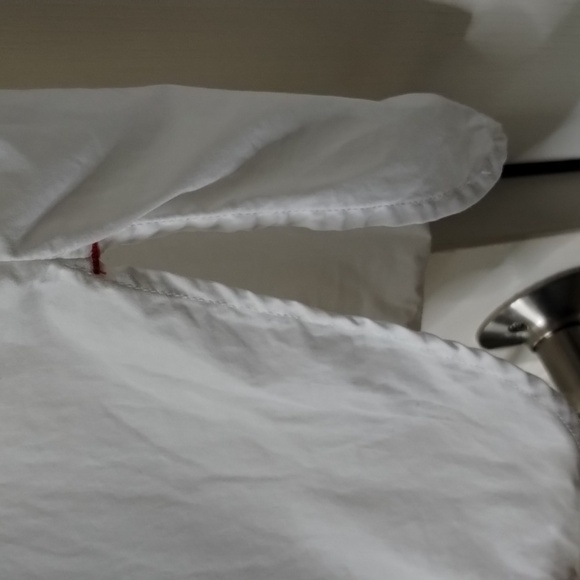 J. Crew women's medium tunic/mini dress popover long sleeve embroidered blue red - Picture 5 of 11